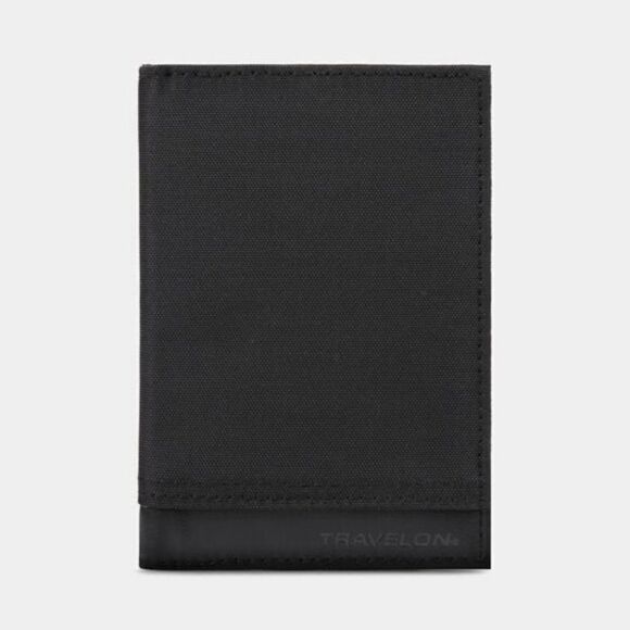 TRAVELON RFID Blocking Multi-Passport Holder, Black Rfid Blocking Passport - Picture 1 of 12